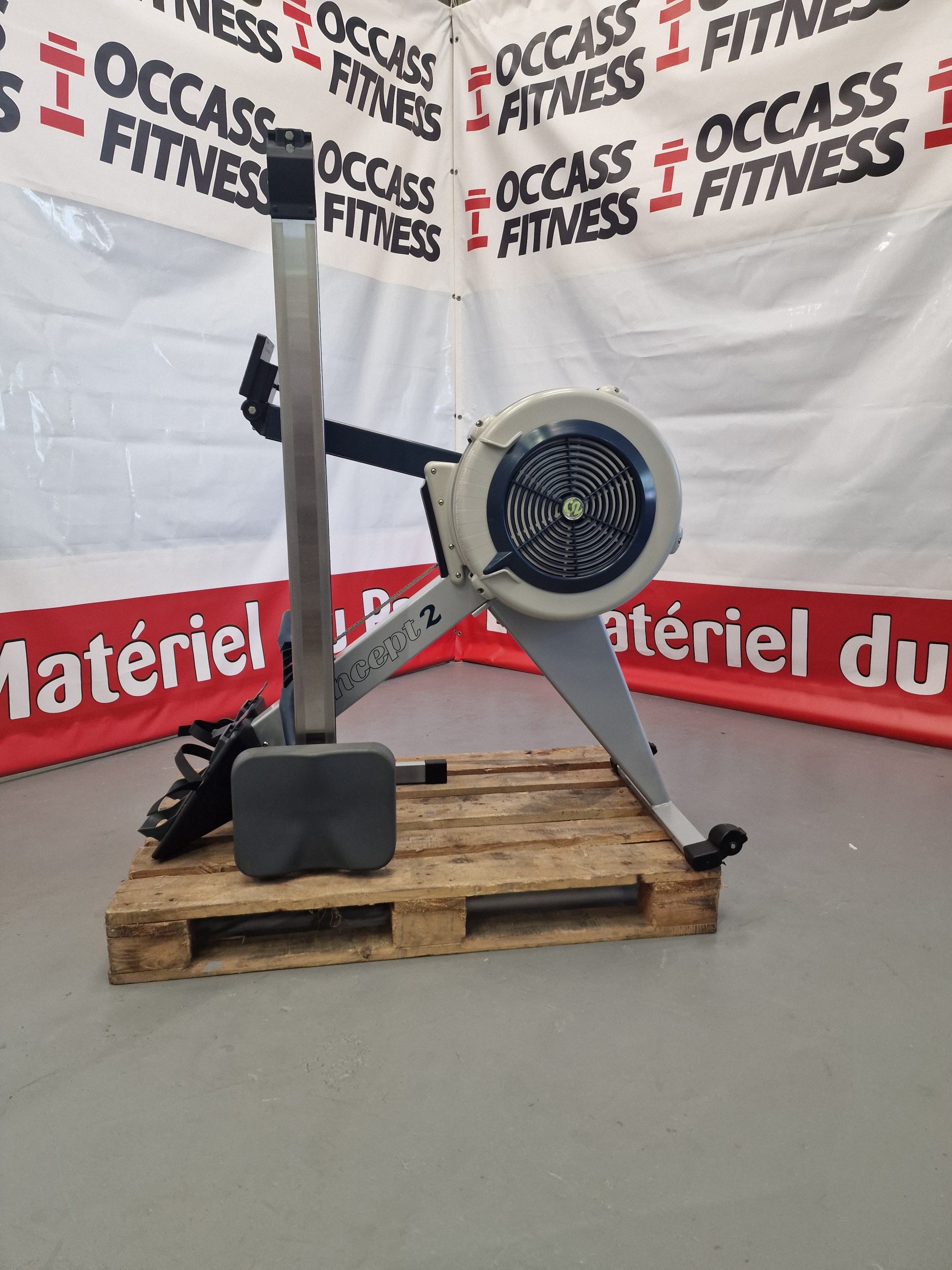 RAMEUR CONCEPT 2 MODELE E ECRAN PM5 OCCASION RECONDITIONNEE GARANTIE 12 MOIS Occass Fitness