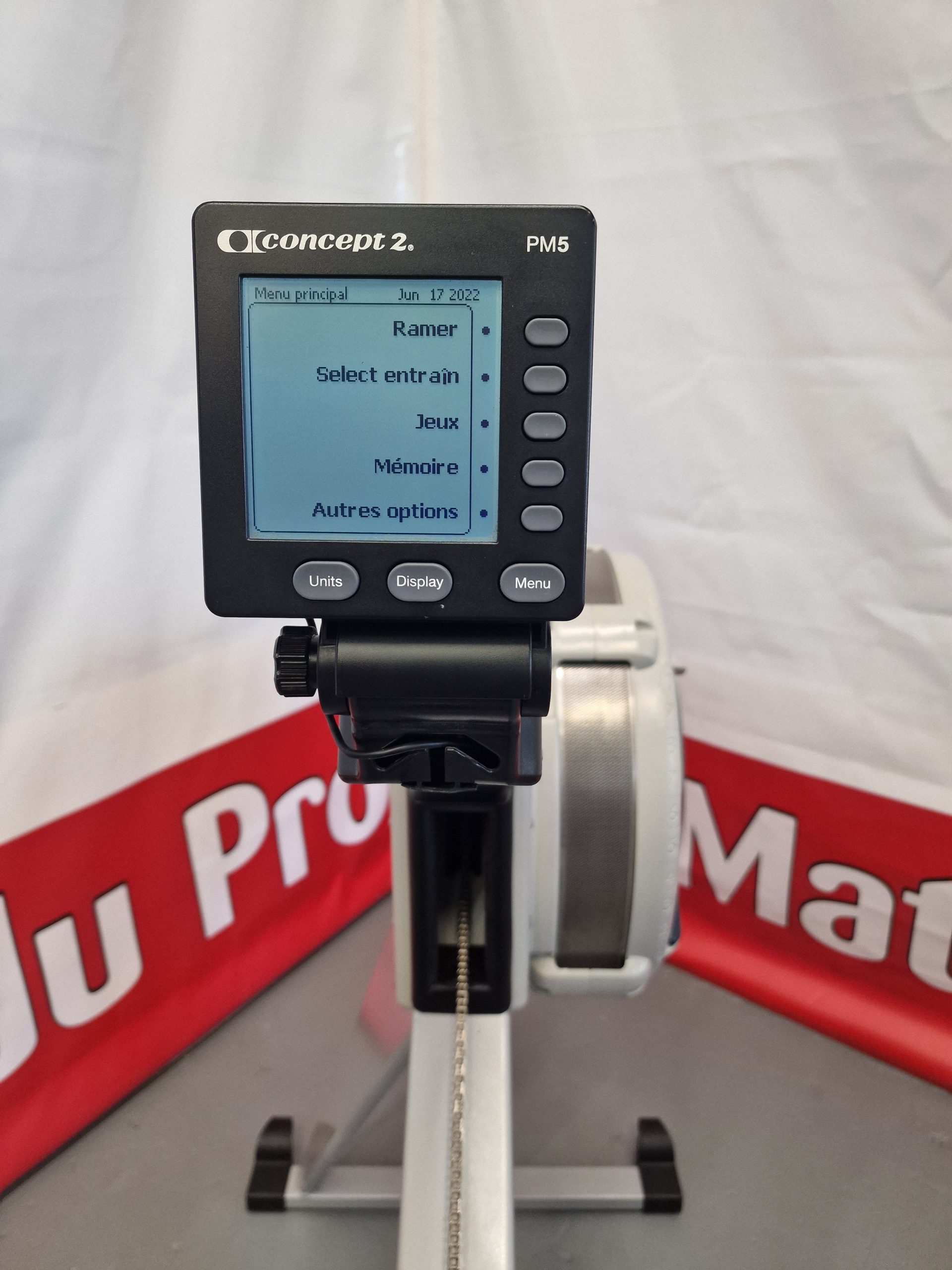 RAMEUR CONCEPT 2 MODELE E ECRAN PM5 OCCASION RECONDITIONNEE GARANTIE 12 MOIS Occass Fitness