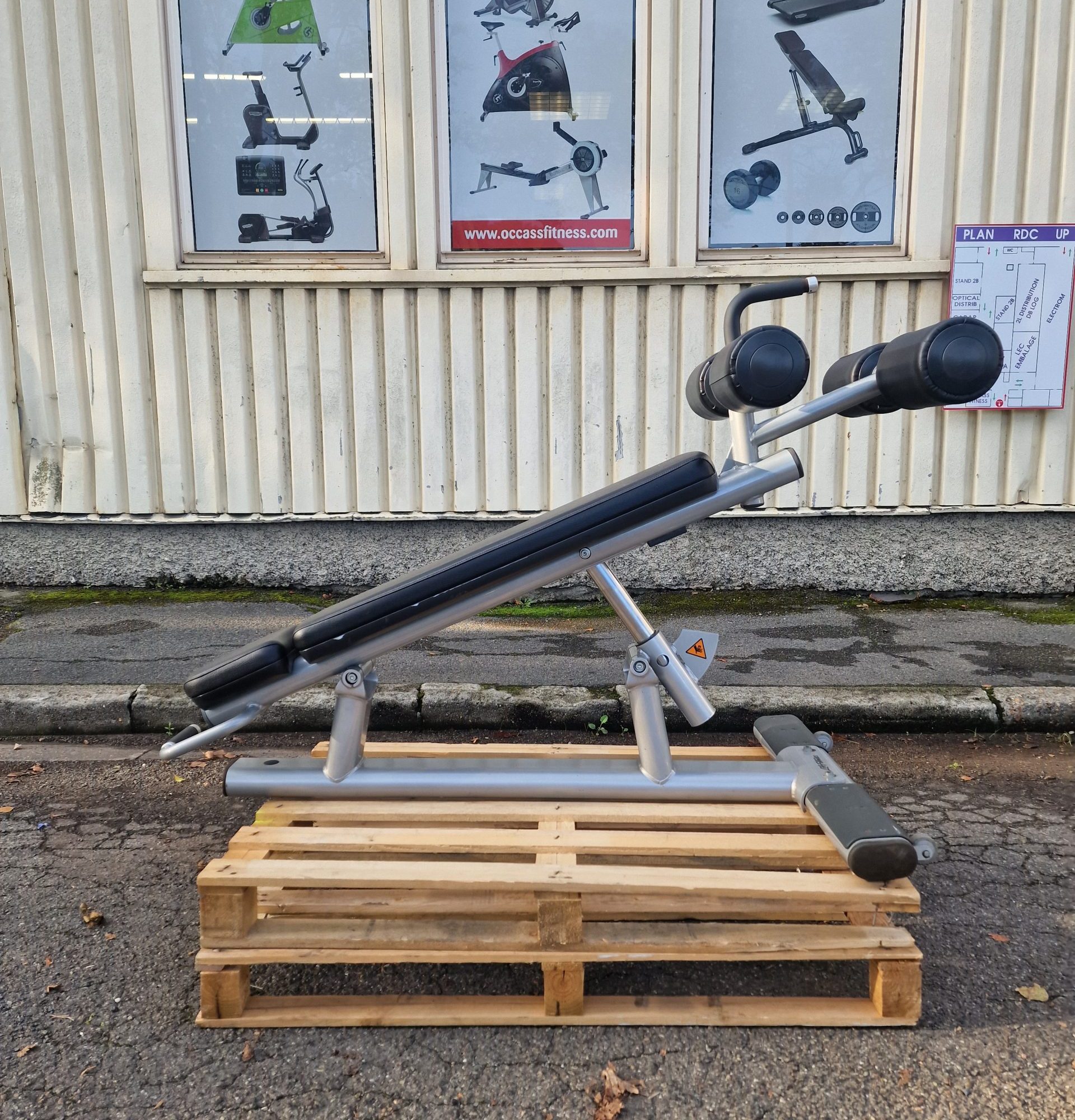 Banc Décliné Abdominal Life Fitness Signature
